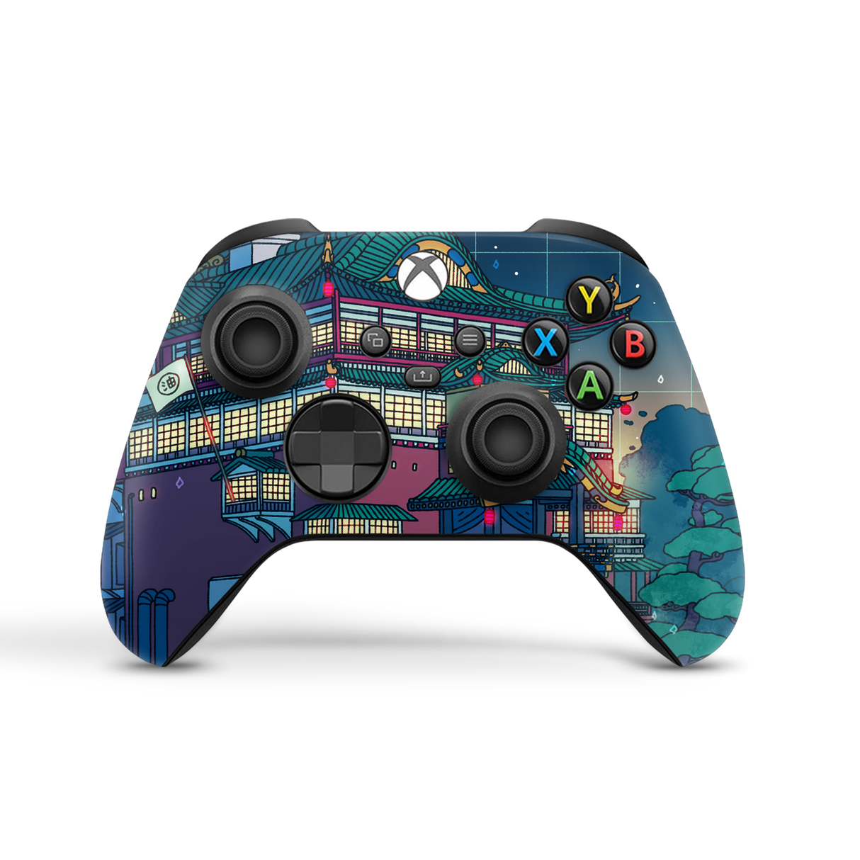 XBox Series SX Controller Skin Bathhouse Night