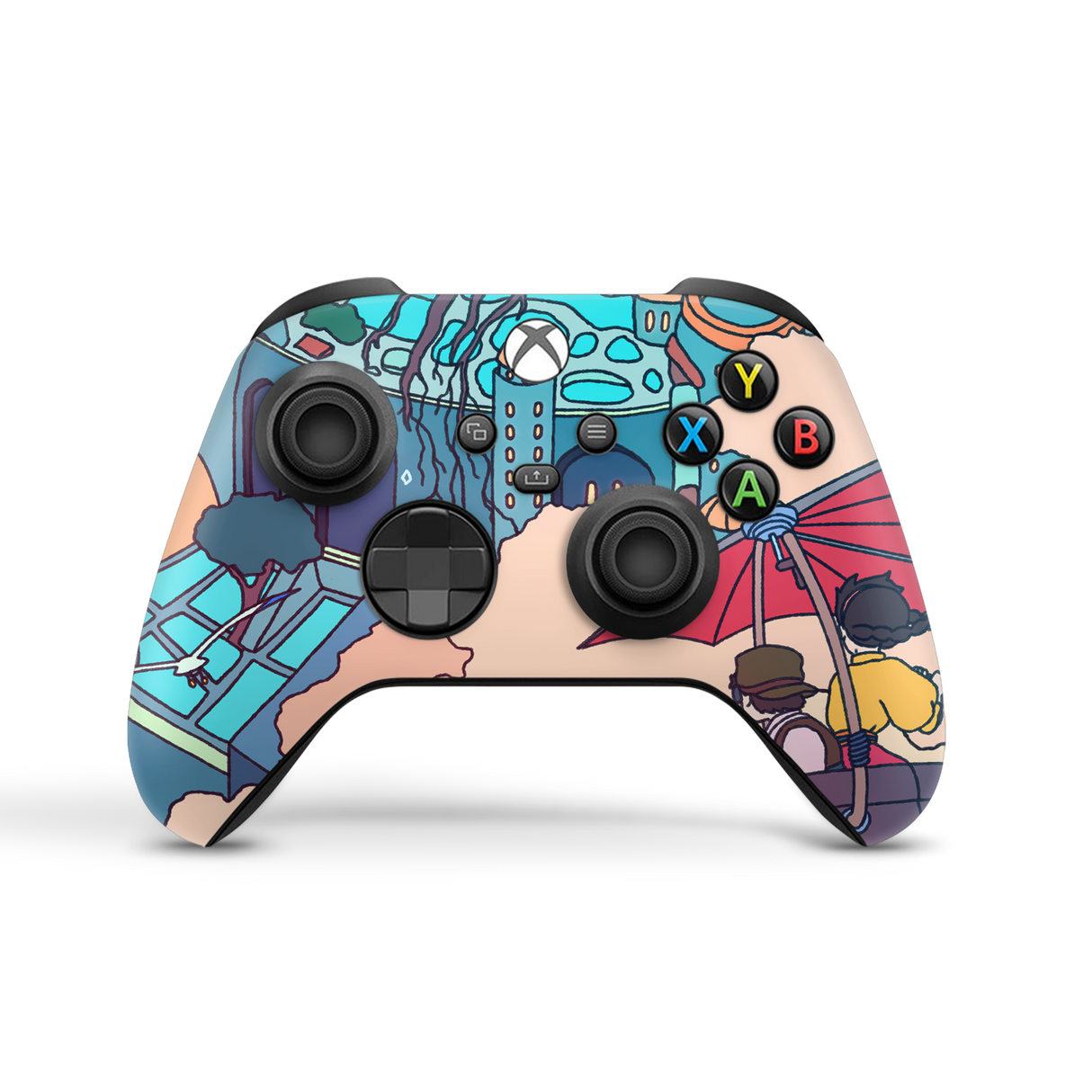 XBox Series SX Controller Skin Castle in the Sky