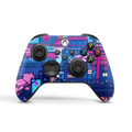 XBox Series SX Controller Skin Cyberpunk Village