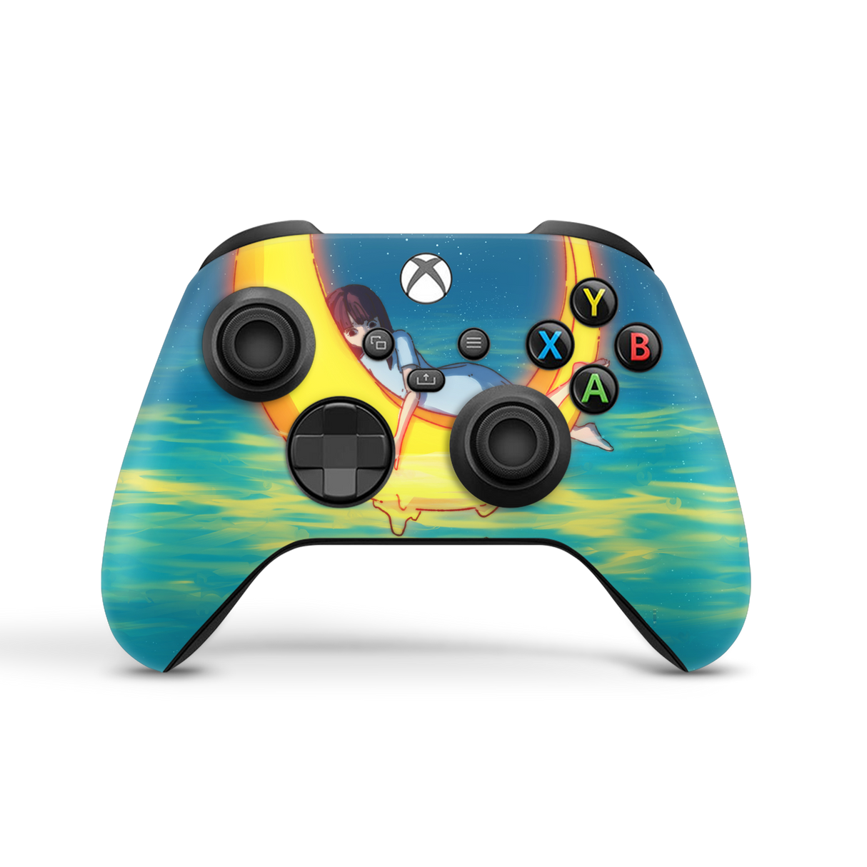 XBox Series SX Controller Skin Girl on the Moon