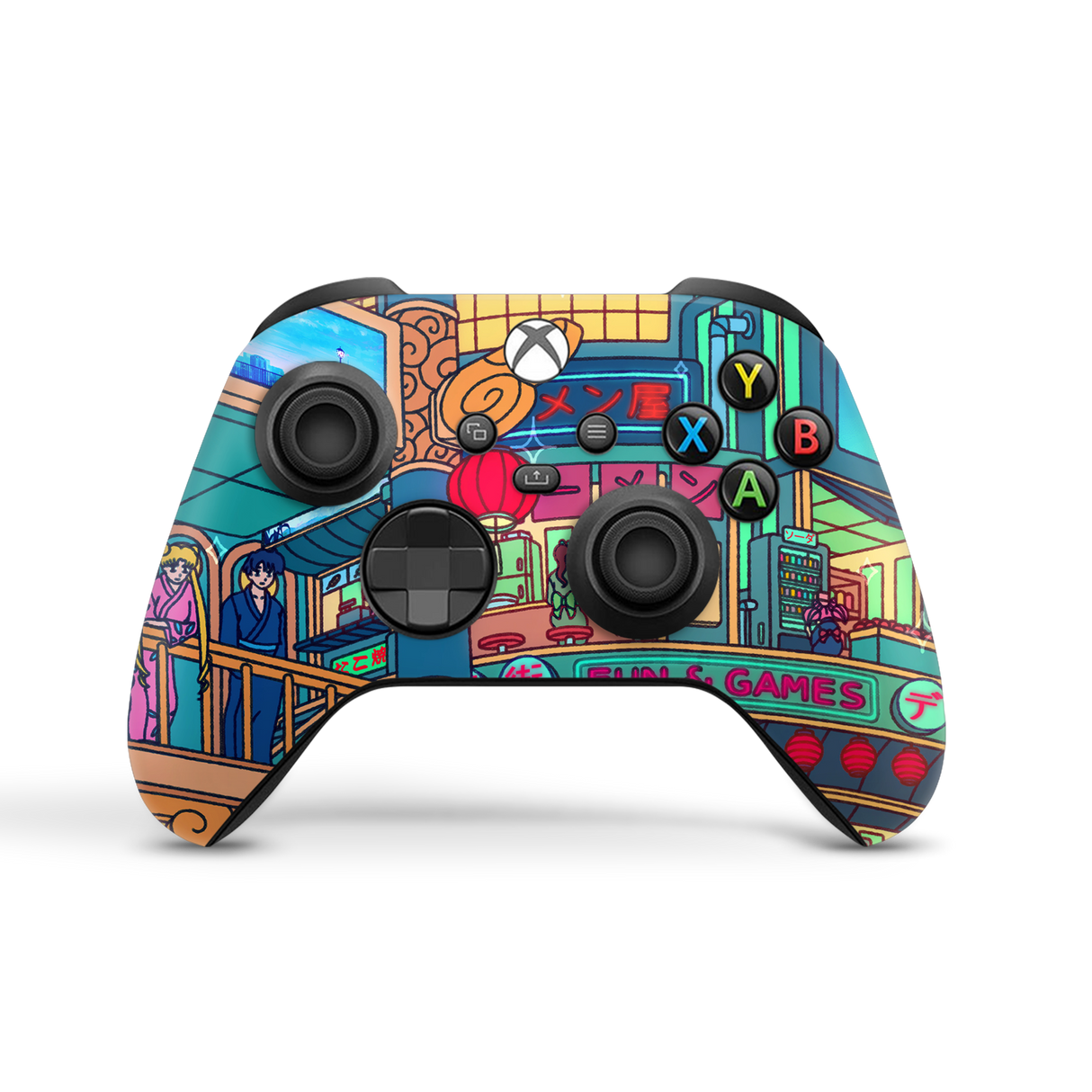 XBox Series SX Controller Skin Moon festival