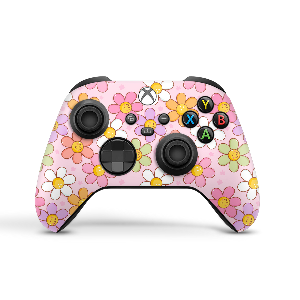 Xbox Series X/S Controller Skin Smiley Flowers