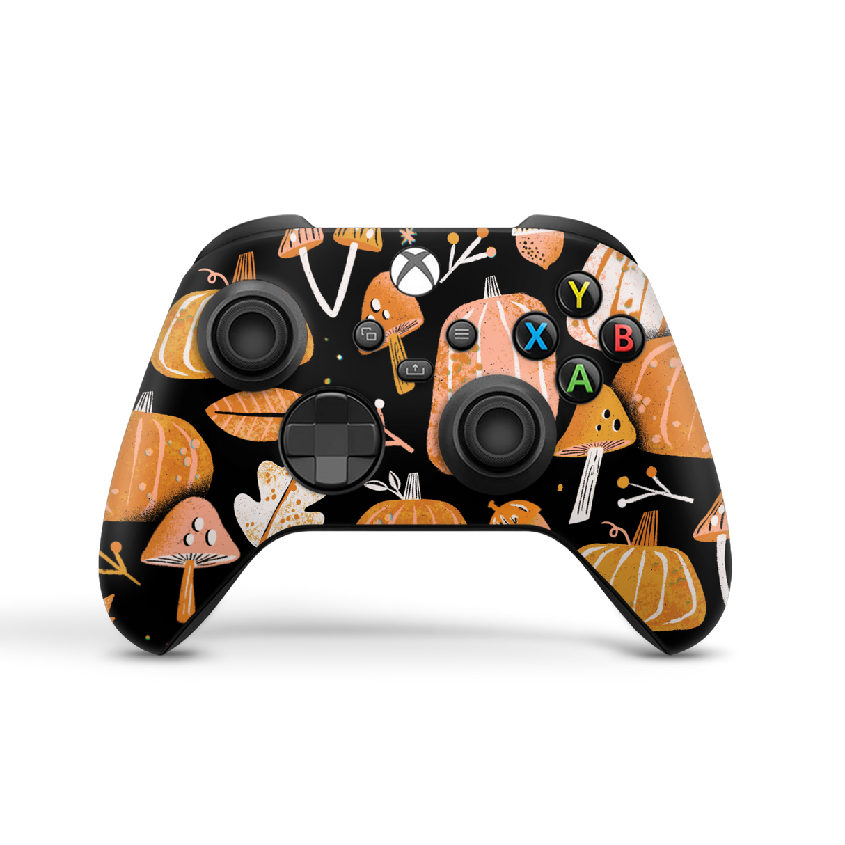 Xbox Series X/S Controller Skin Pumpkins and Mushrooms