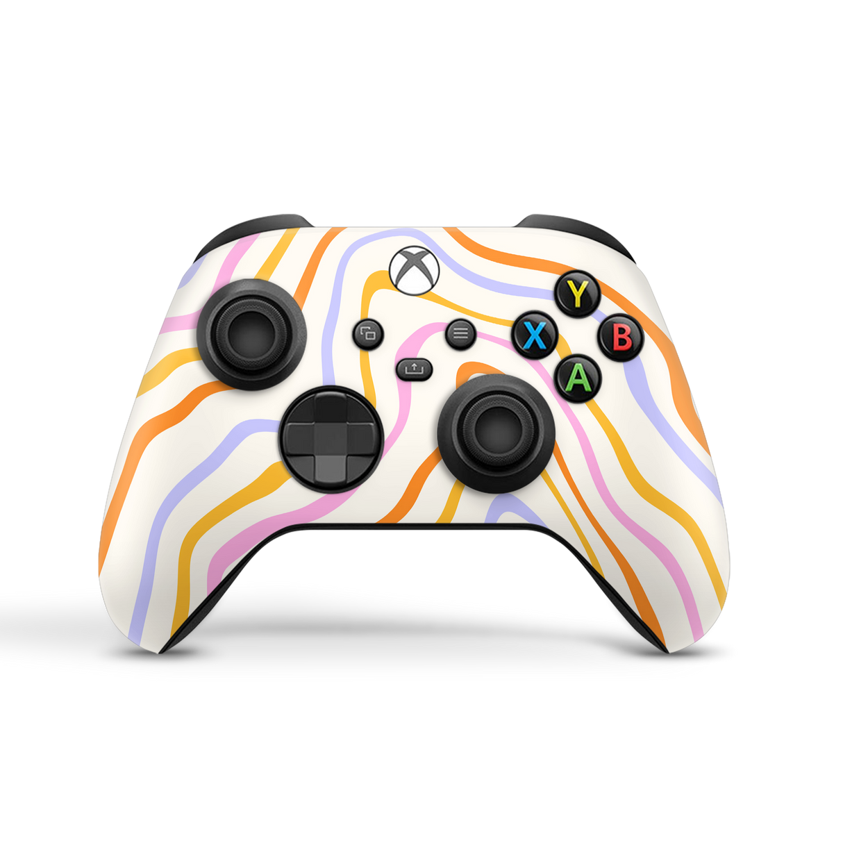 XBox Series XS Controller Skin Abstract Rainbow