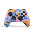 XBox Series XS Controller Skin Blue Liquid