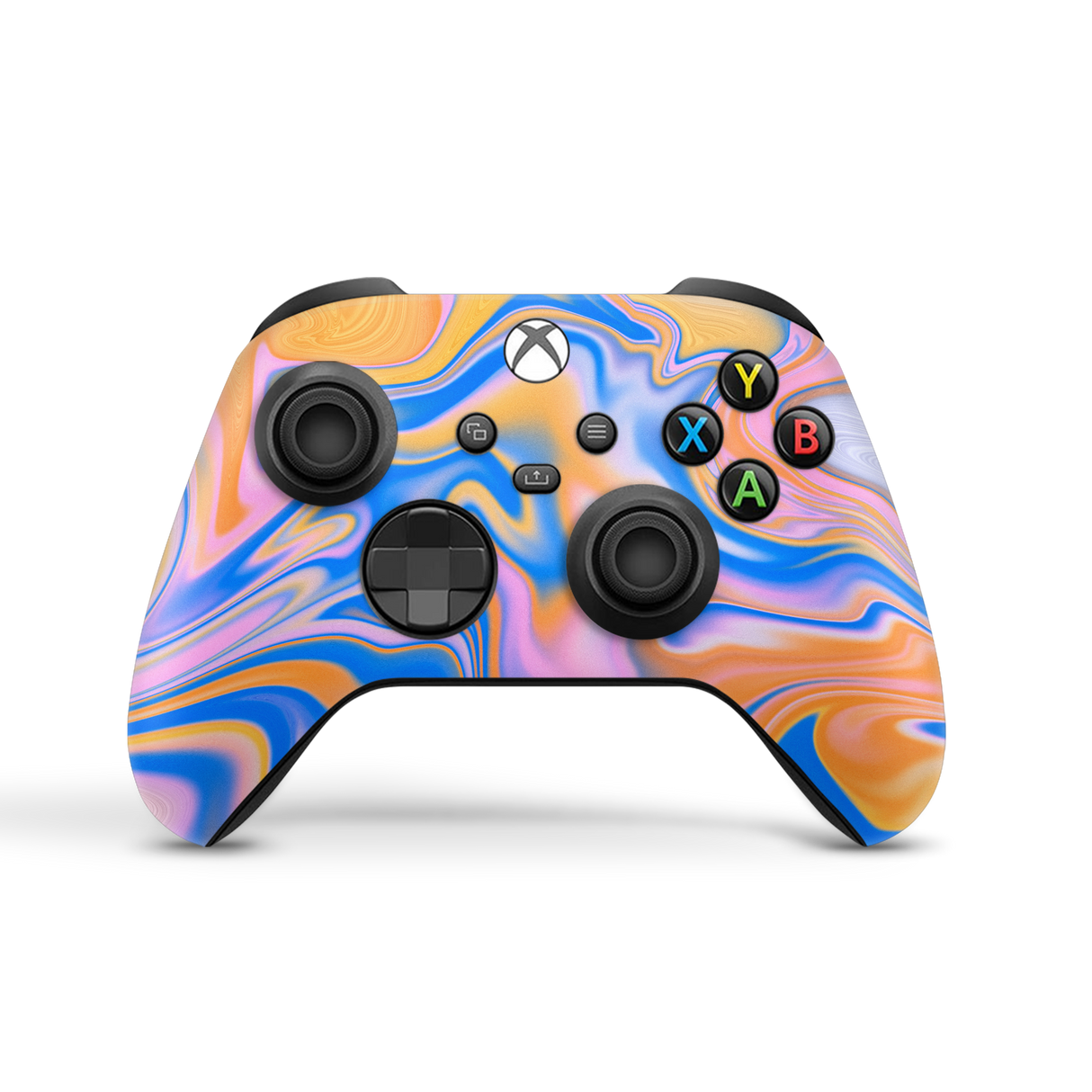 XBox Series XS Controller Skin Blue Liquid