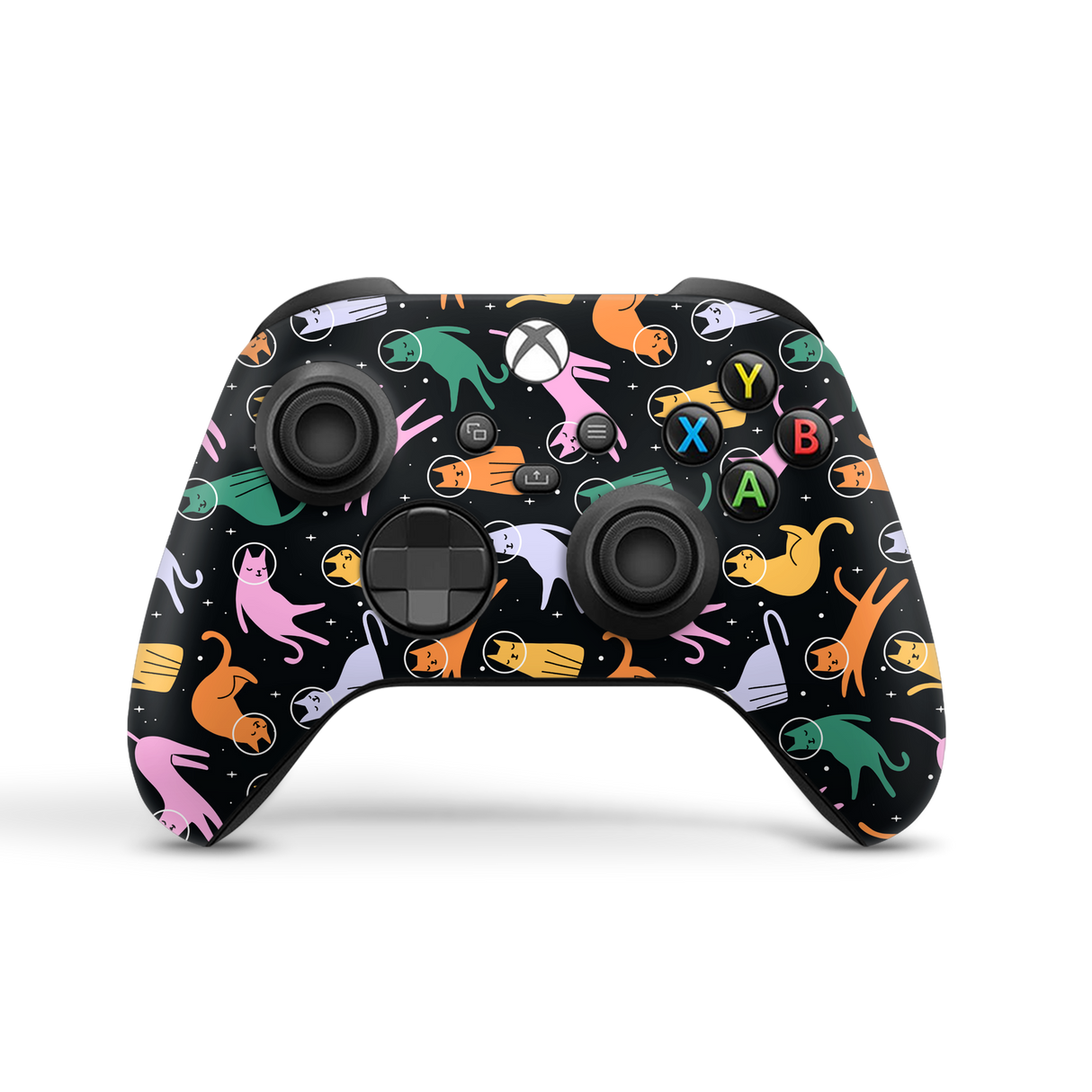 XBox Series XS Controller Skin Cats Space