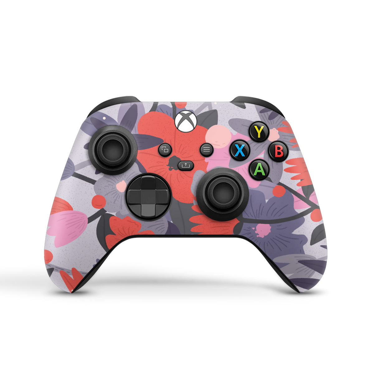 XBox Series XS Controller Skin Purple Floral