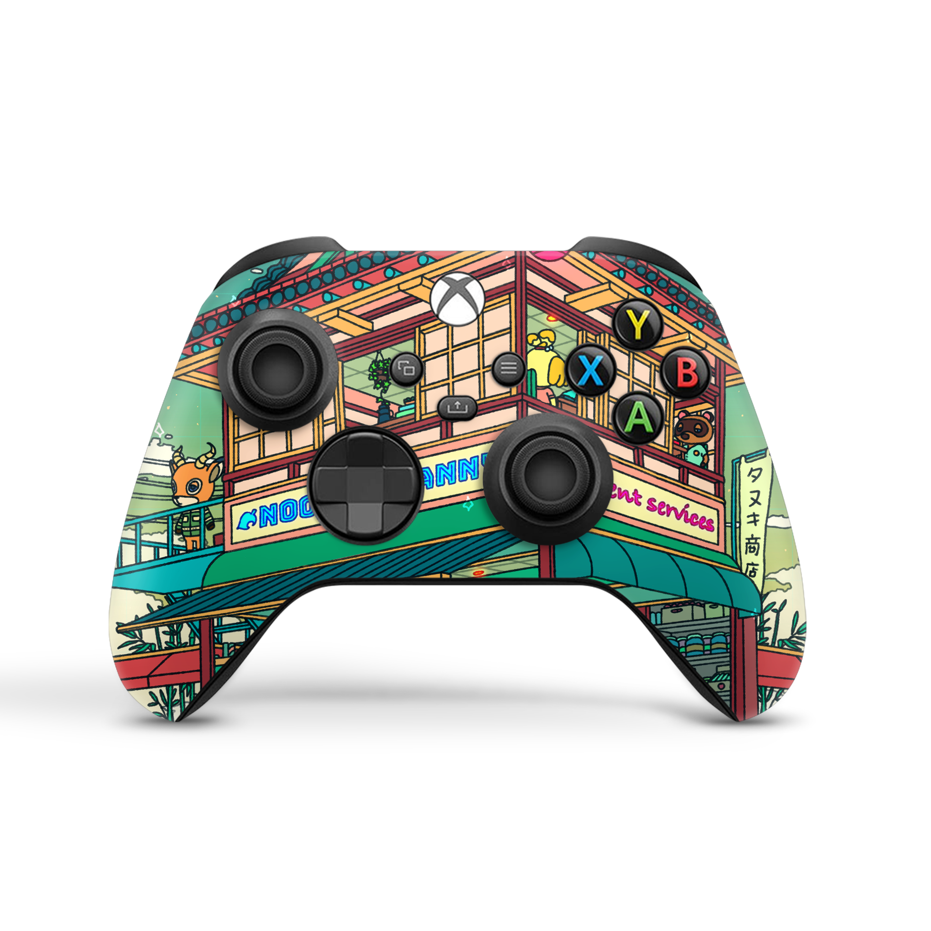 XBox Series SX Controller Skin Animal Crossing