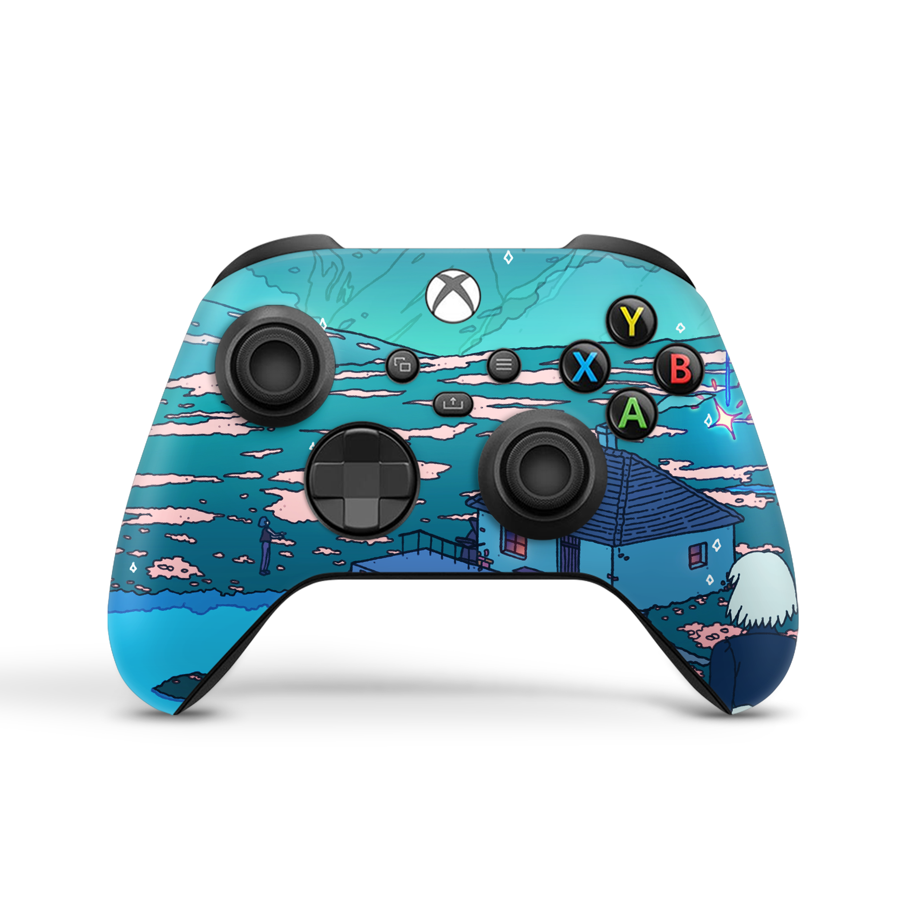 XBox Series SX Controller Skin Crystal Shower