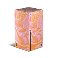 XBox Series X Skin Retro Lava