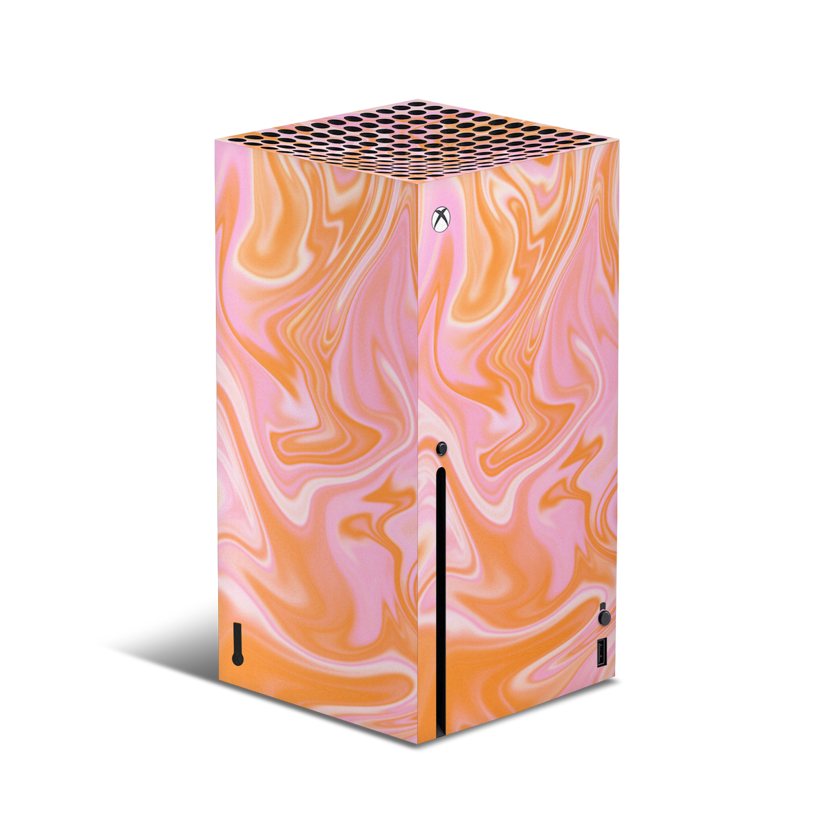 XBox Series X Skin Retro Lava