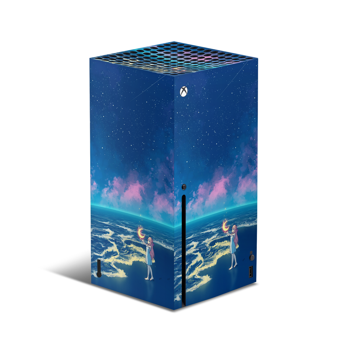 XBox Series X Skin Catching the moon