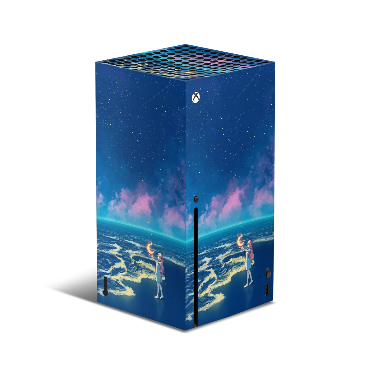 XBox Series X Skin Catching the moon
