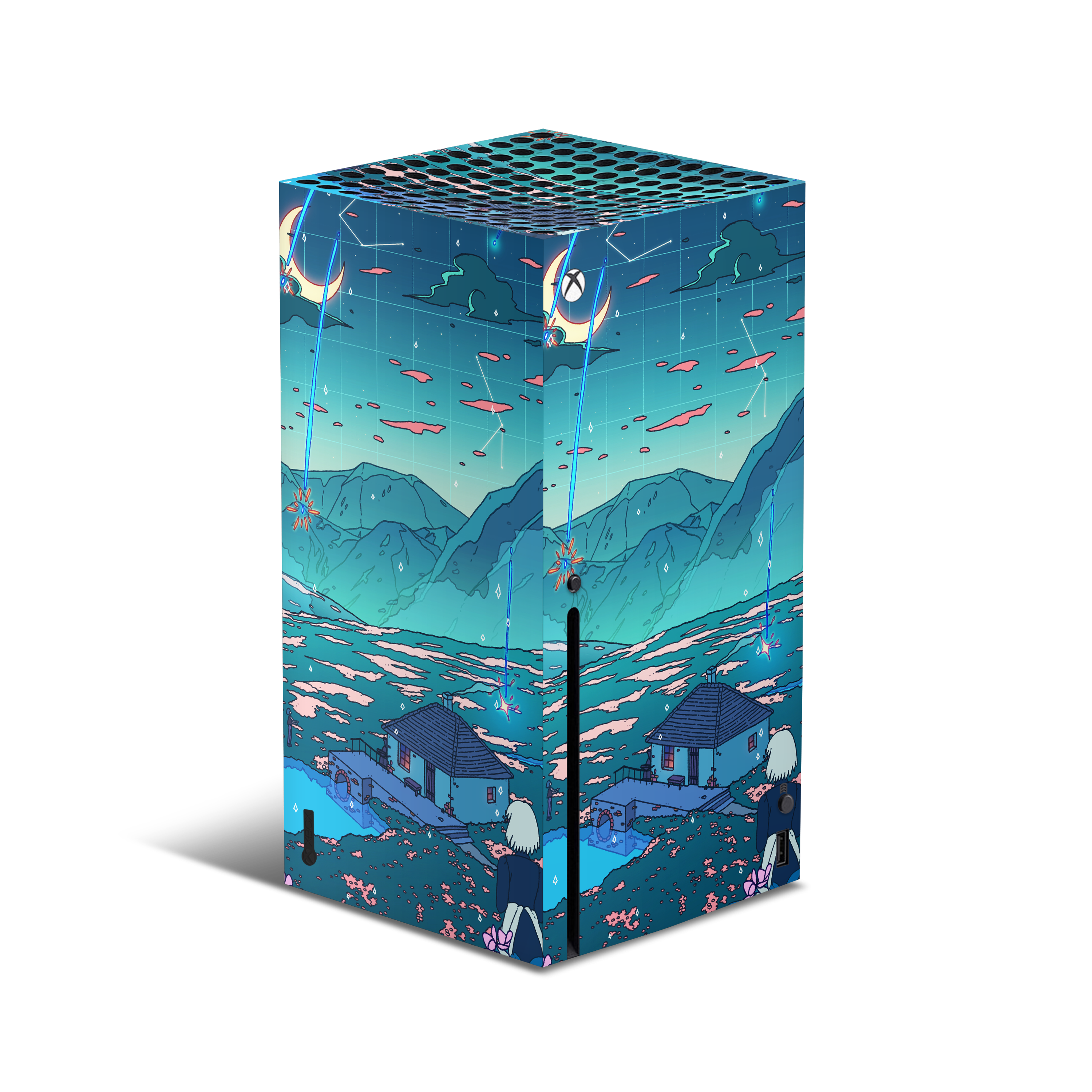 XBox Series X Skin Crystal Shower