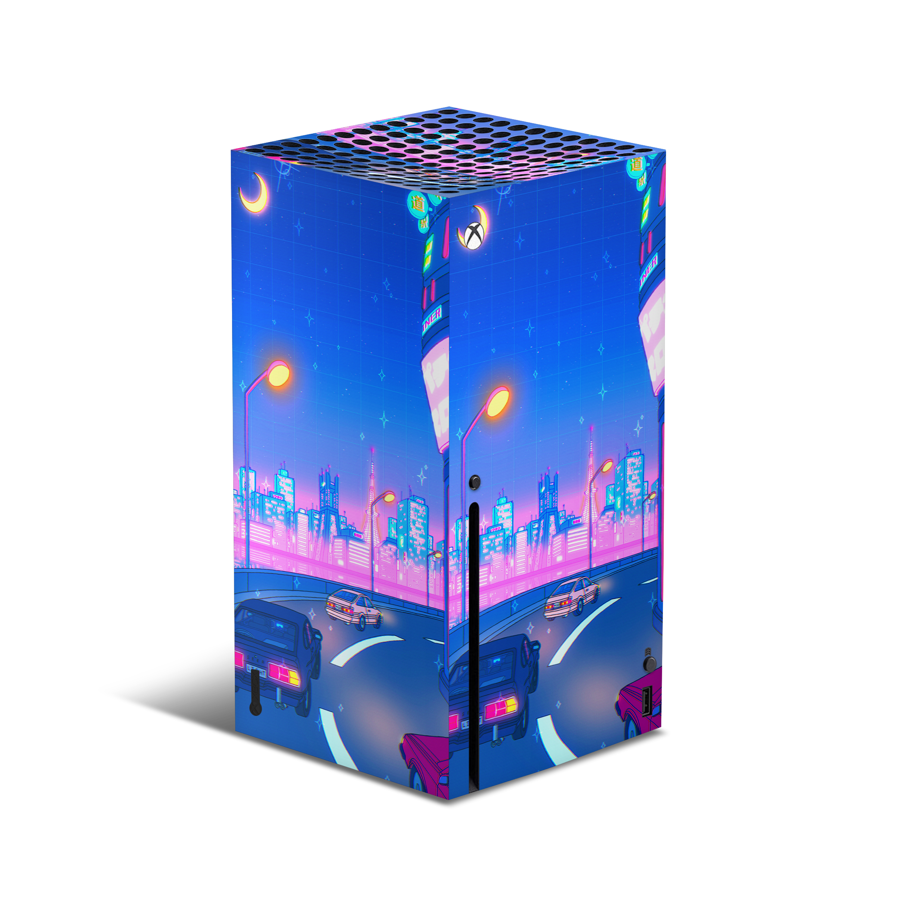 XBox Series X Skin Late Night Drive