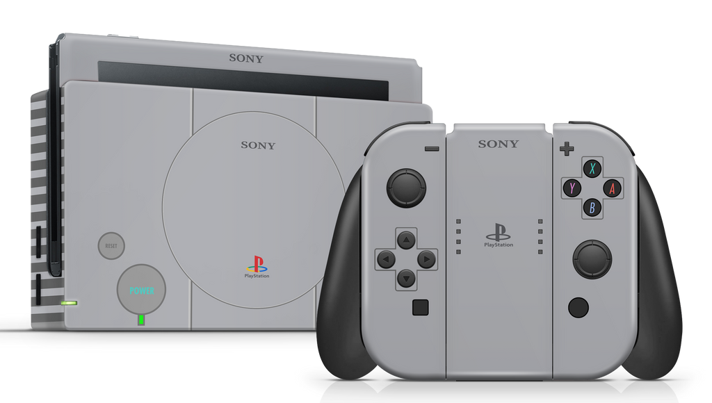 Nintendo Switch 2017 Skin Retro PS1