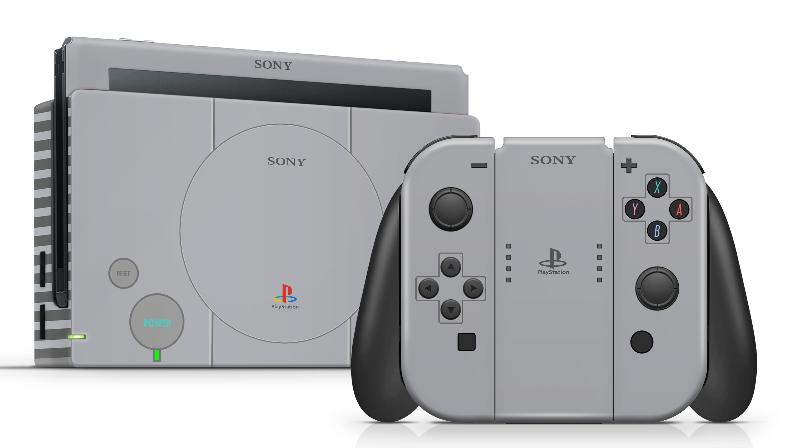 Nintendo Switch 2017 Skin Retro PS1