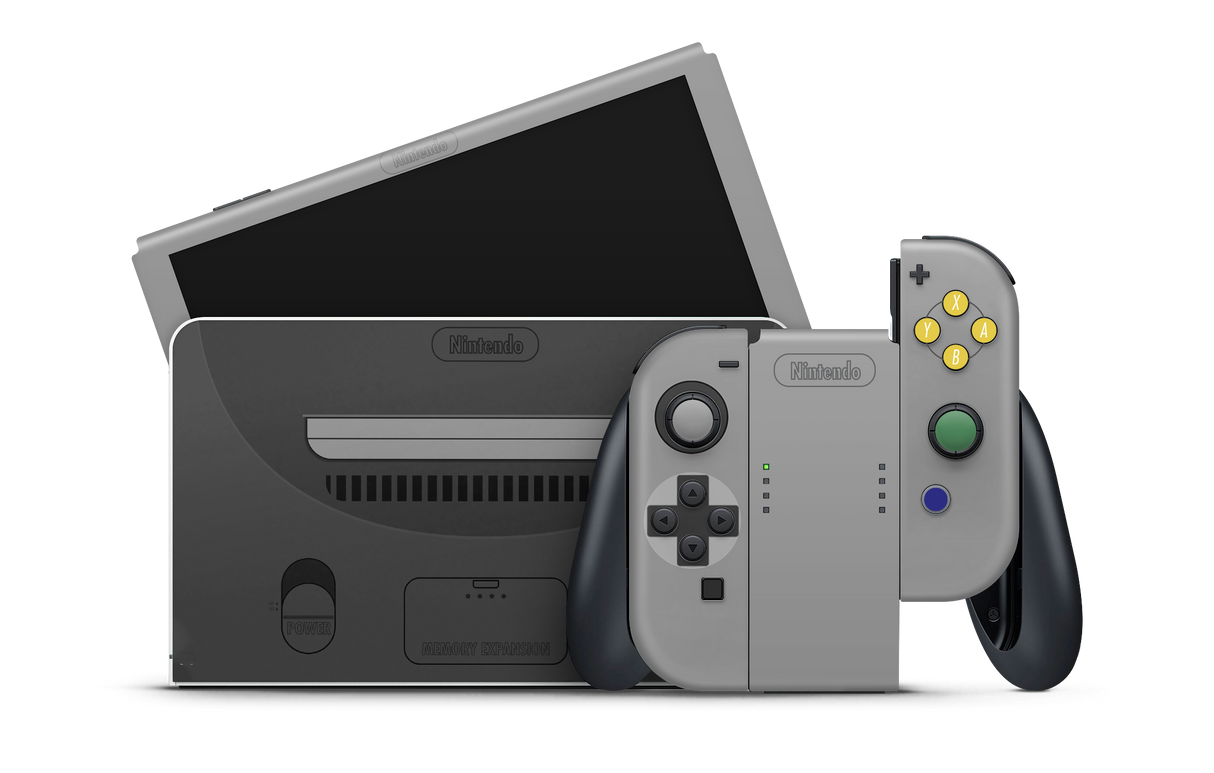 Nintendo Switch OLED Skin Retro N64