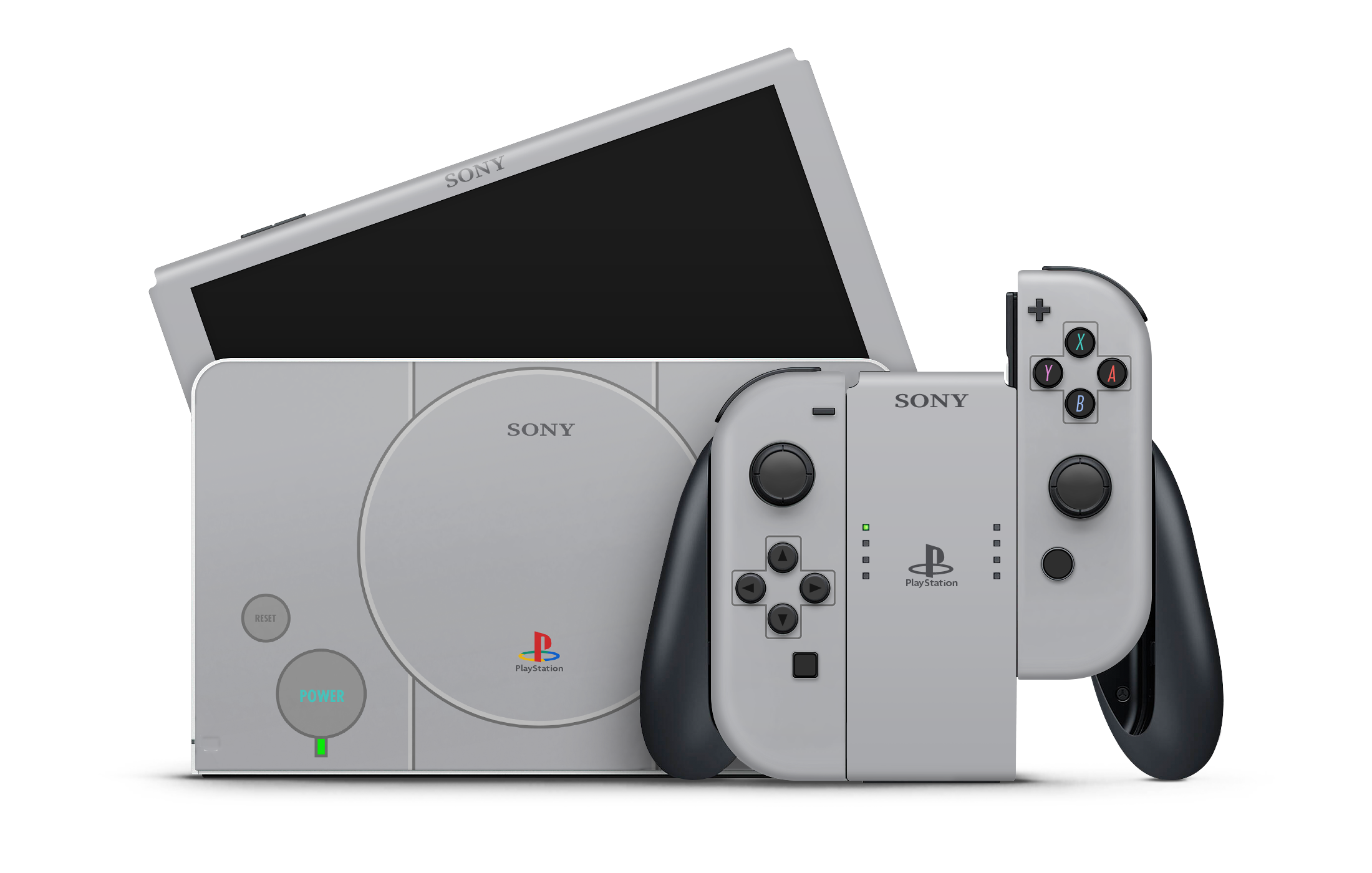 Nintendo Switch OLED Skin Retro PS1