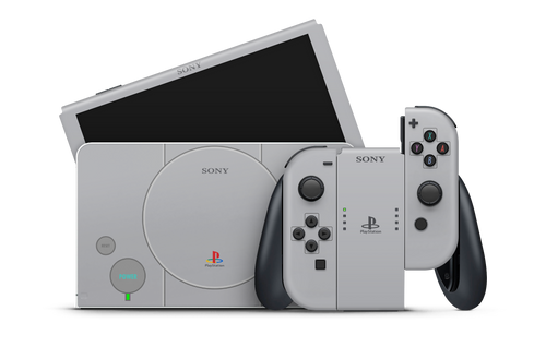 Nintendo Switch OLED Skin Retro PS1