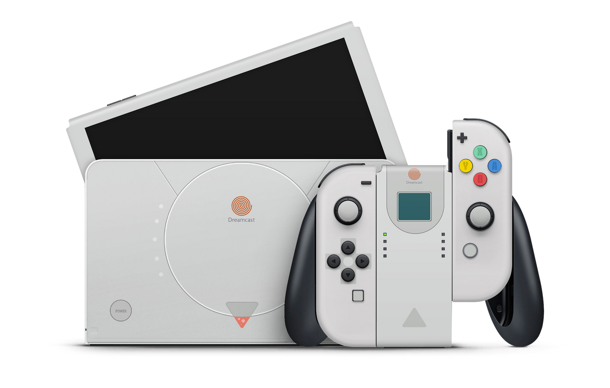 Nintendo Switch DREAMCAST Nintendo Switch OLED Skin Retro Dreamcast – CUCU Covers