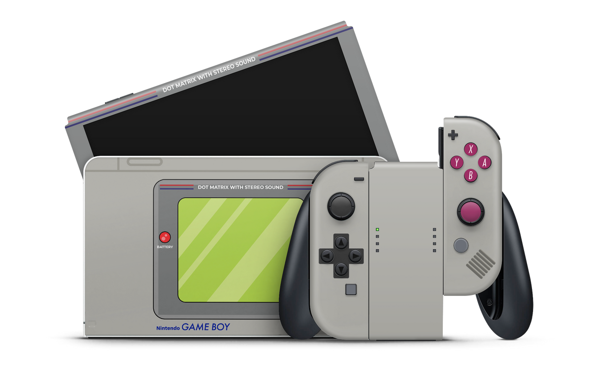 Nintendo Switch OLED Skin Retro Game boy