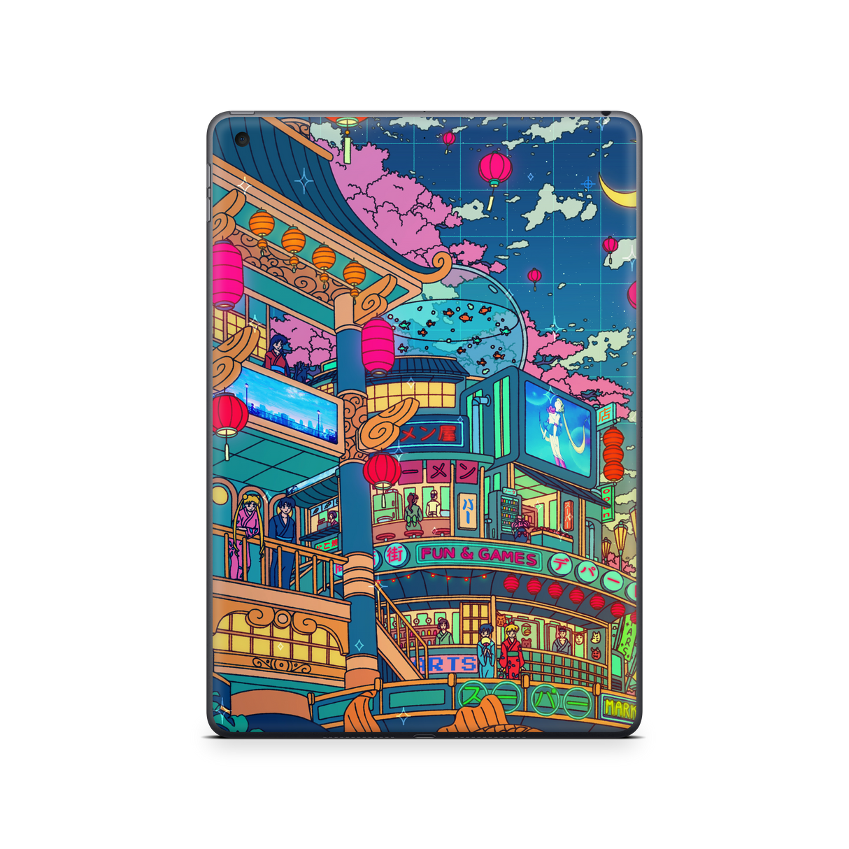 Apple iPad Moon festival Skin