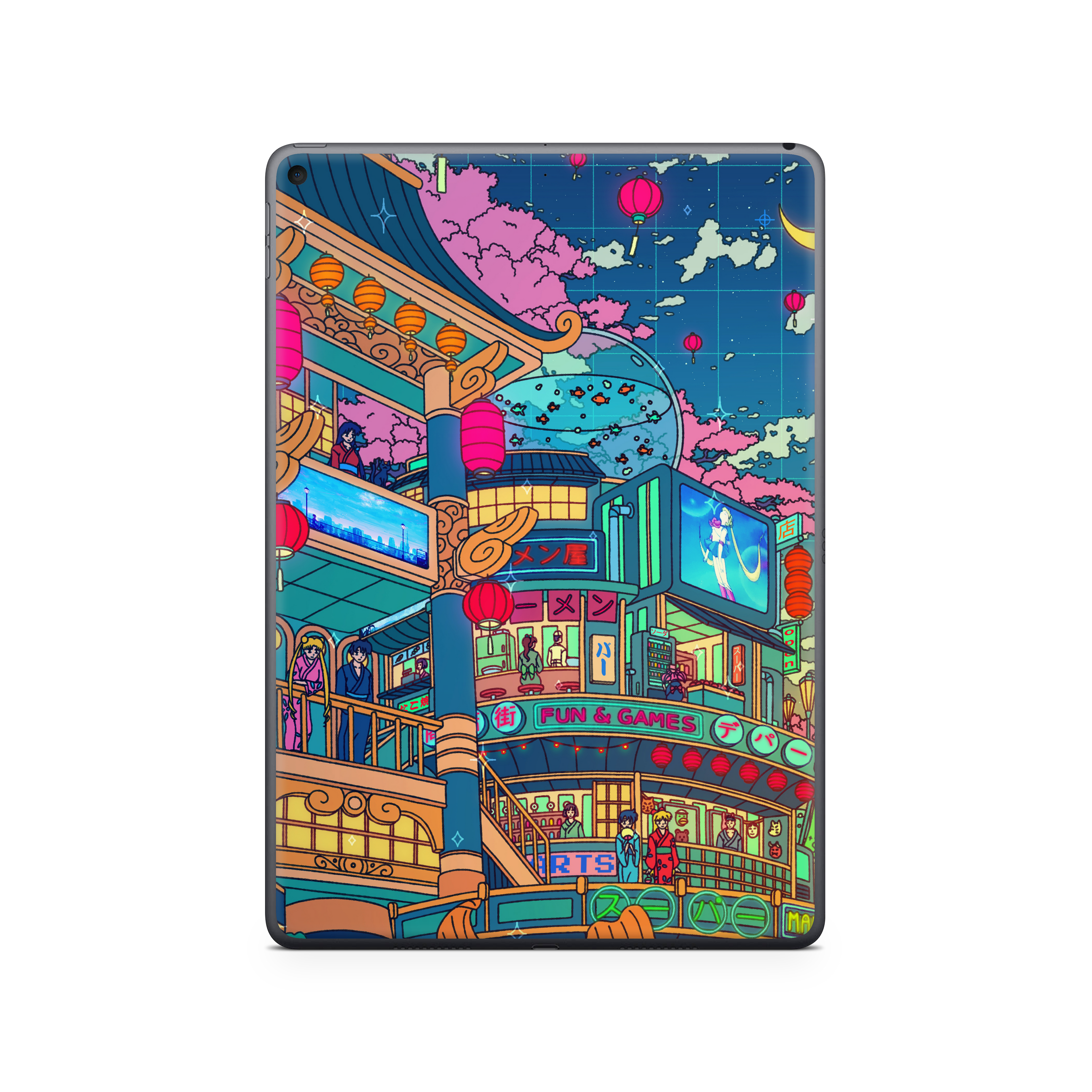 Apple iPad Moon festival Skin