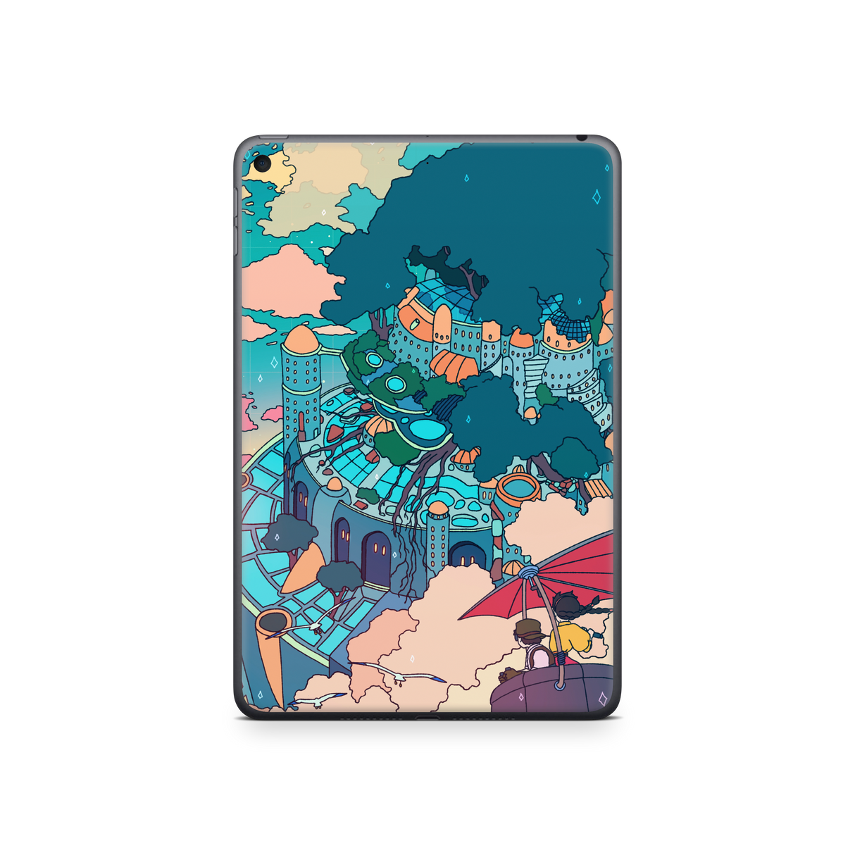 Apple iPad Castle in the Sky Skin