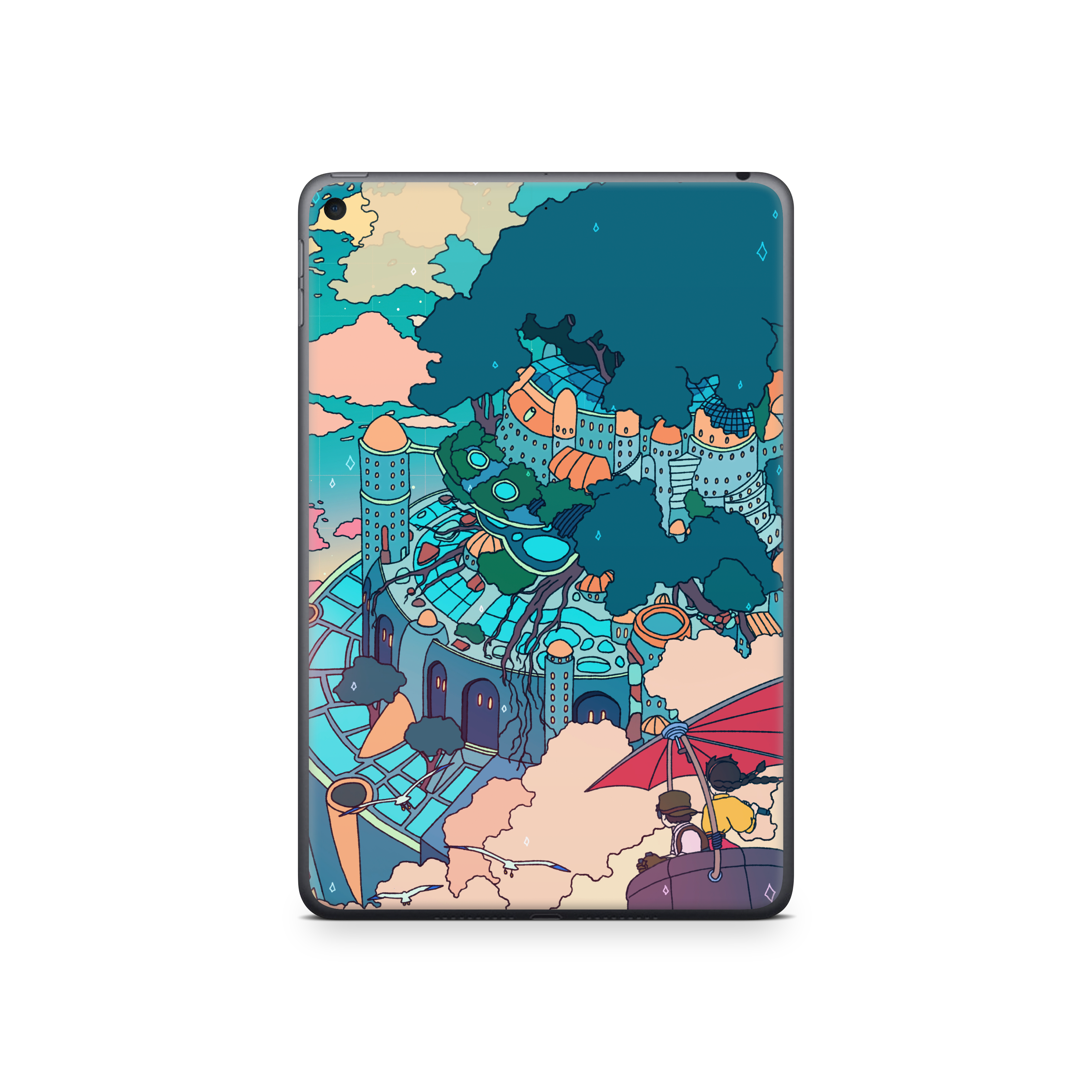 Apple iPad Castle in the Sky Skin
