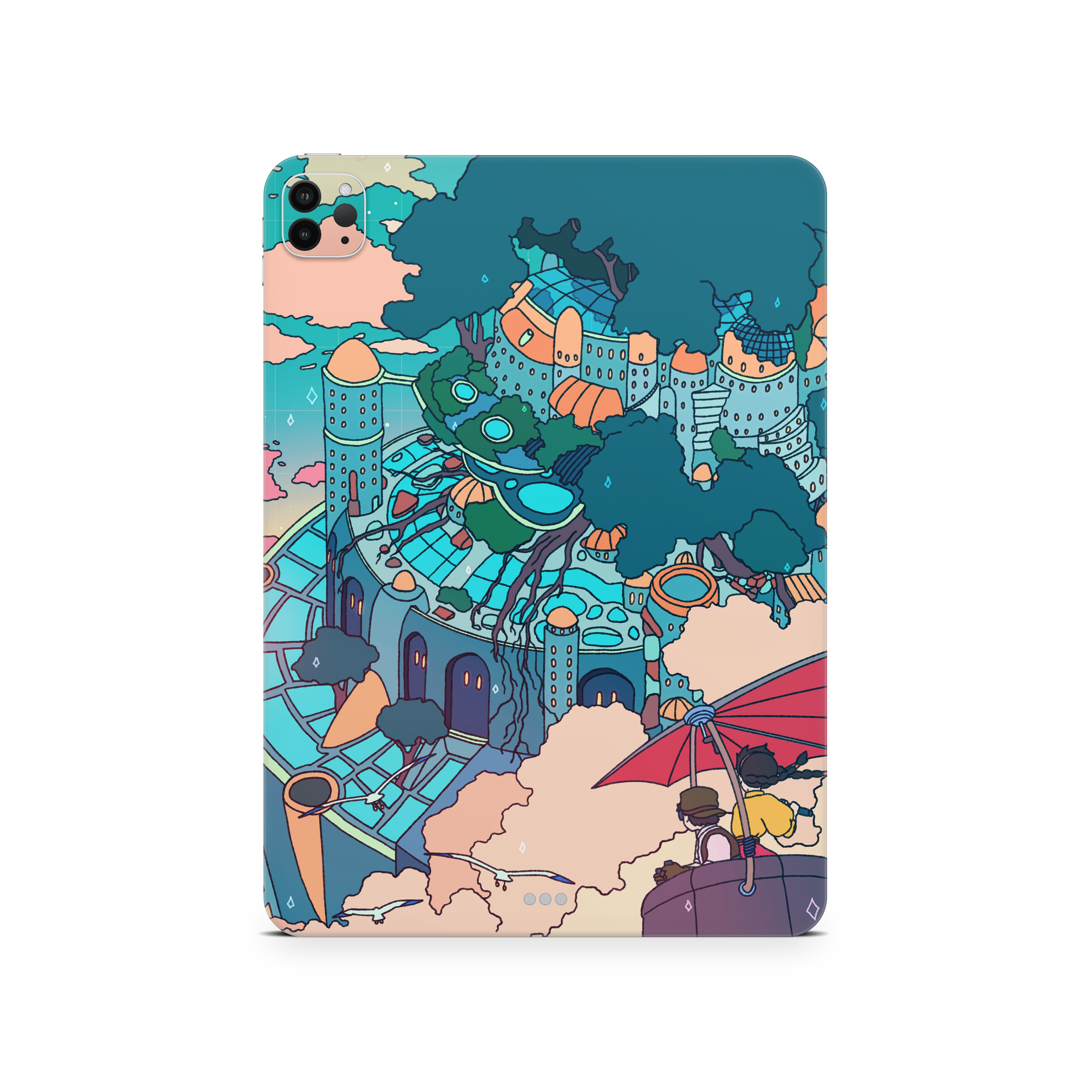 Apple iPad Castle in the Sky Skin