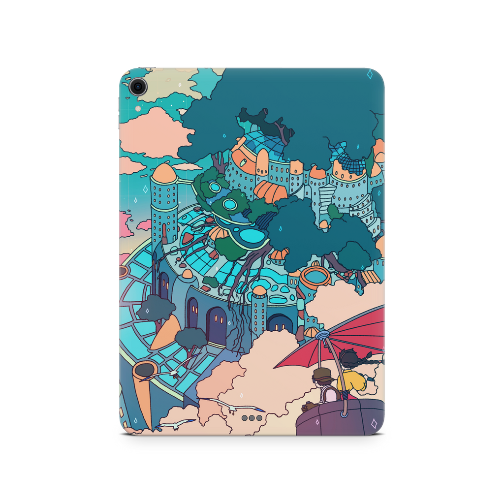 Apple iPad Castle in the Sky Skin