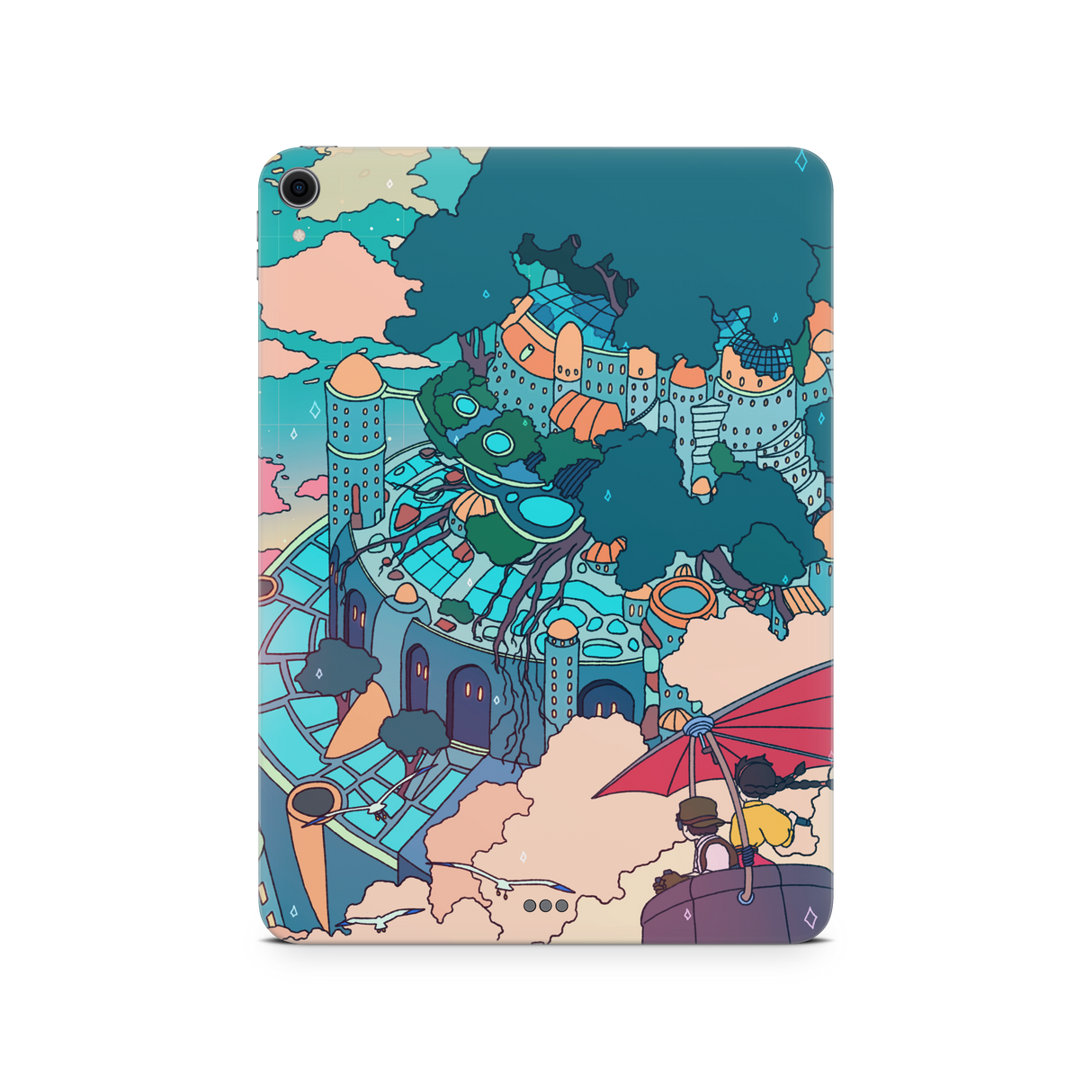 Apple iPad Castle in the Sky Skin