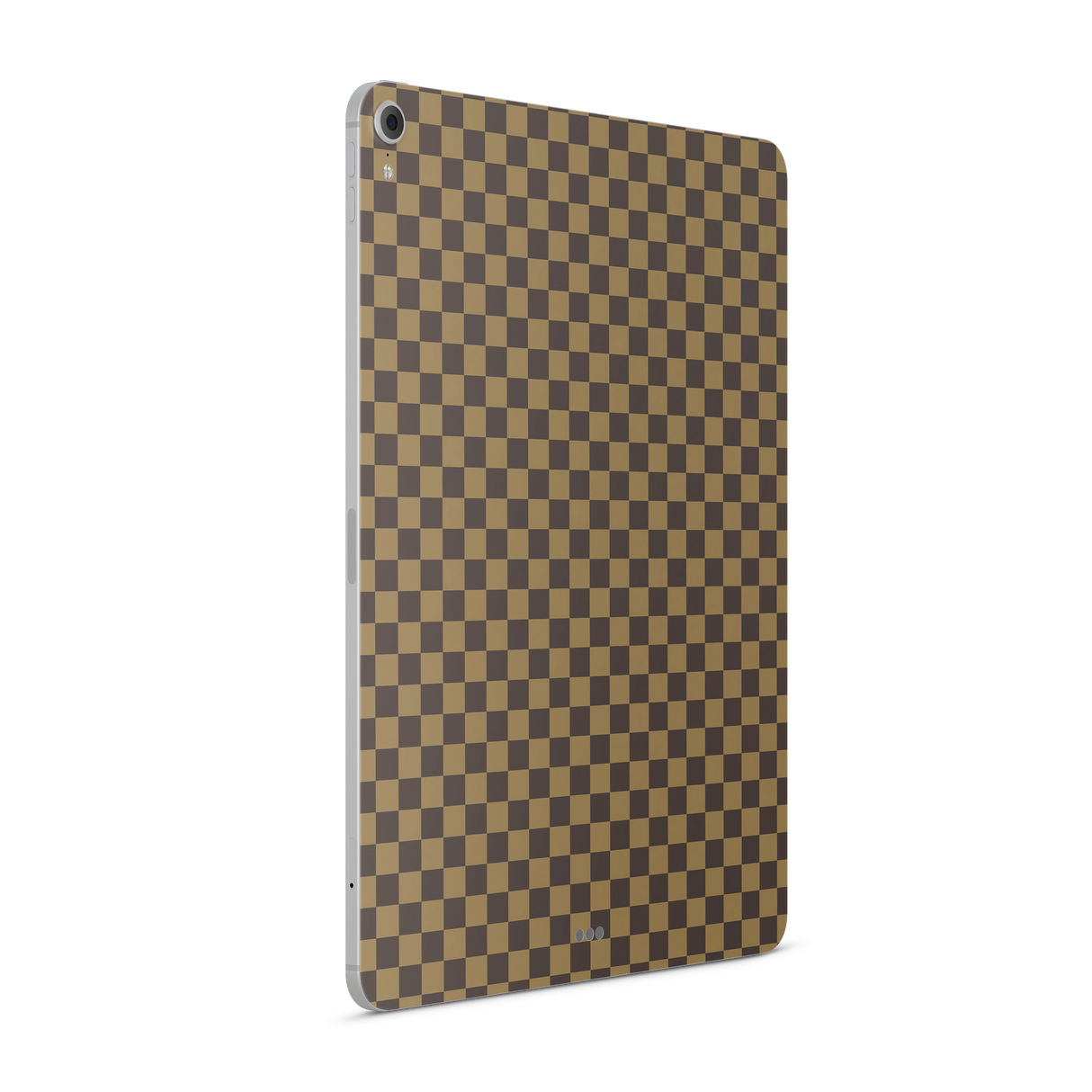 Apple iPad Skin Checkers brown