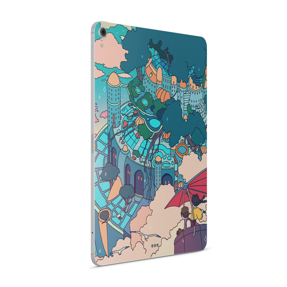 Apple iPad Castle in the Sky Skin