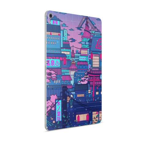 Apple iPad Cyberpunk Village Skin