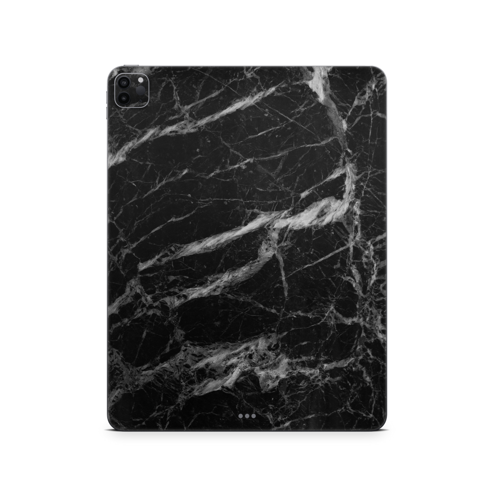 Apple iPad Black Marble Skin