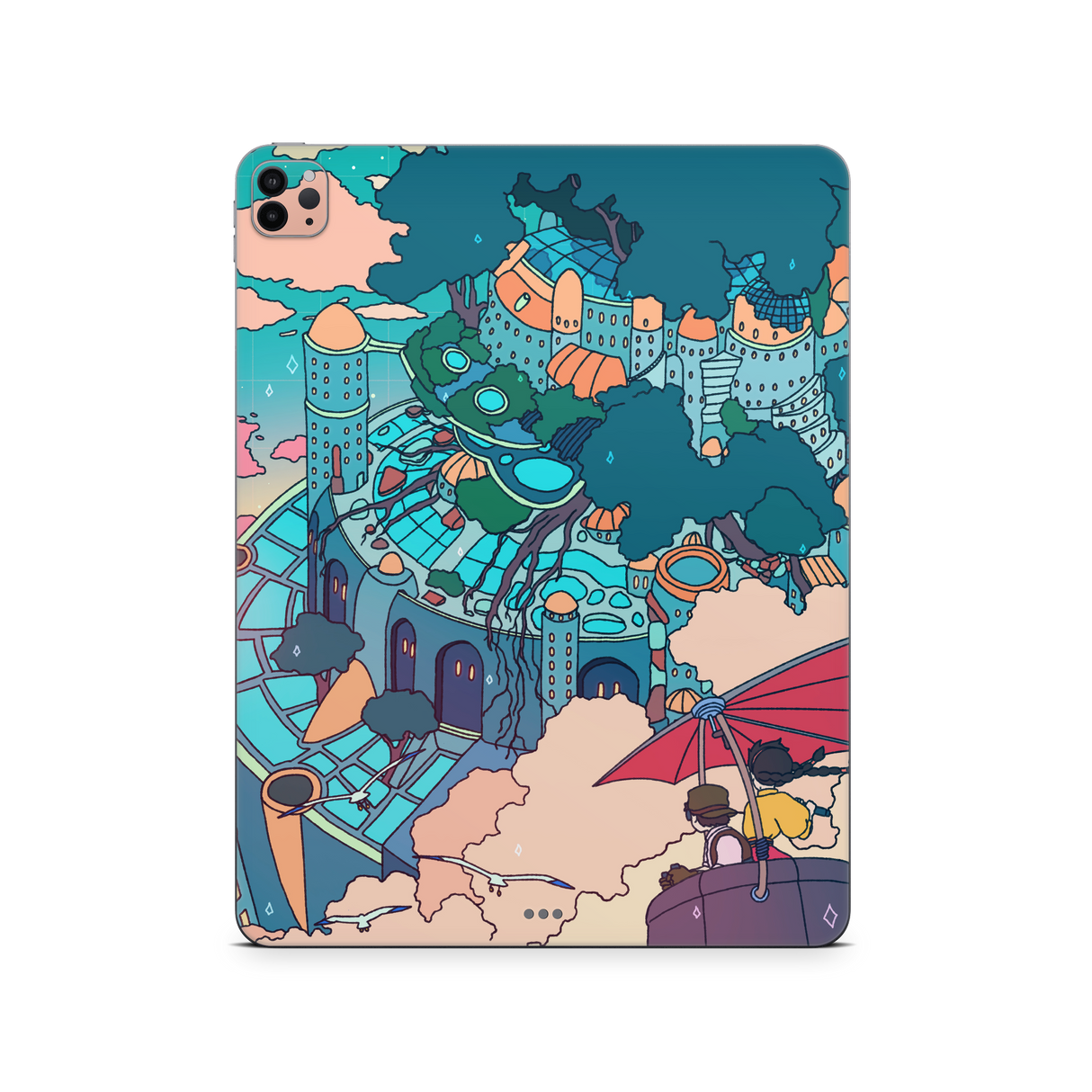 Apple iPad Castle in the Sky Skin