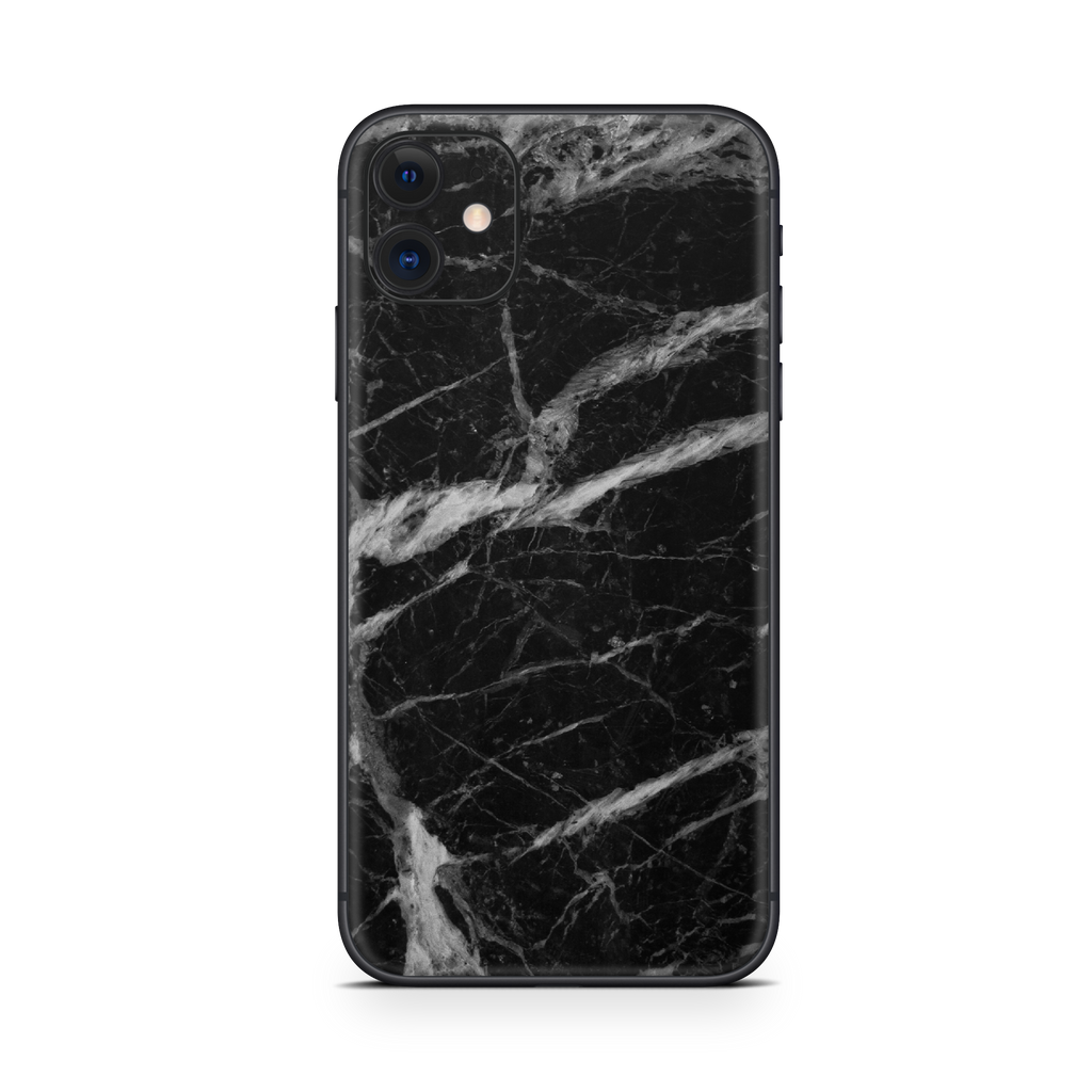 Apple iPhone Black Marble Skin