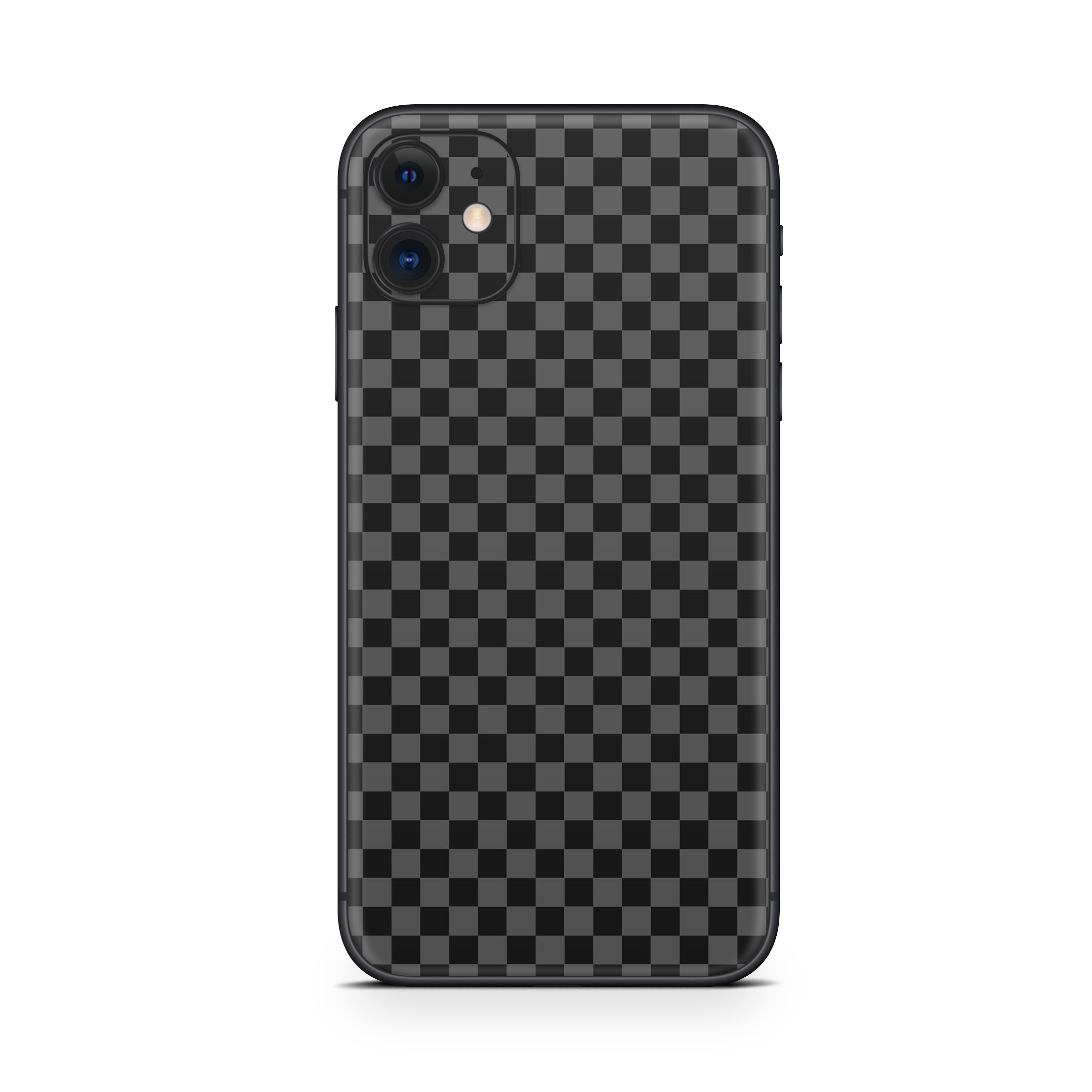 Apple iPhone Checkers black Skin