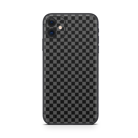 Apple iPhone Checkers black Skin