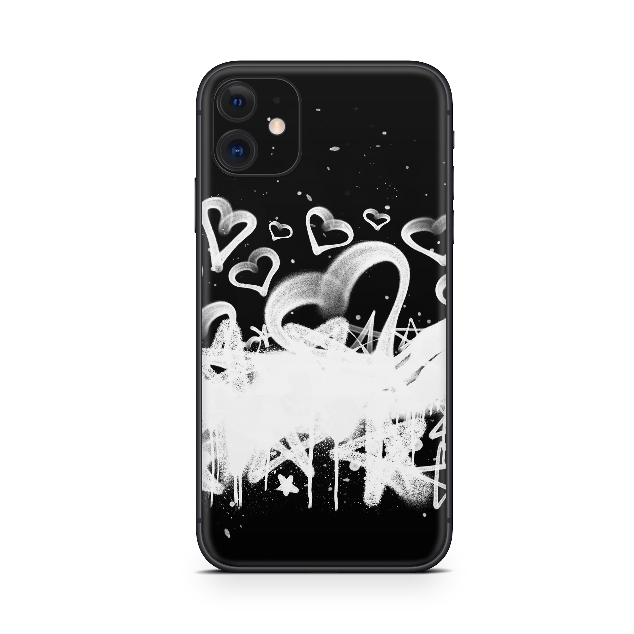 Apple iPhone Hearts and Stars Skin