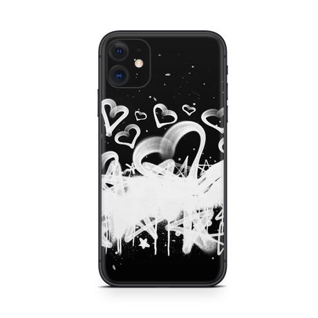 Apple iPhone Hearts and Stars Skin