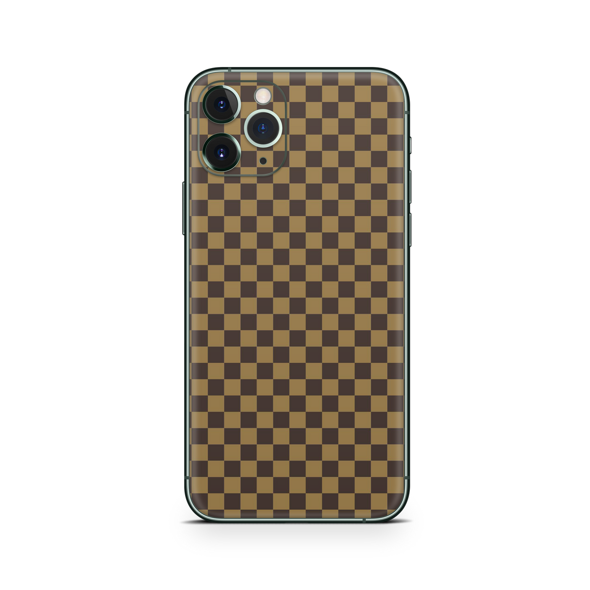 Apple iPhone Checkers brown Skin