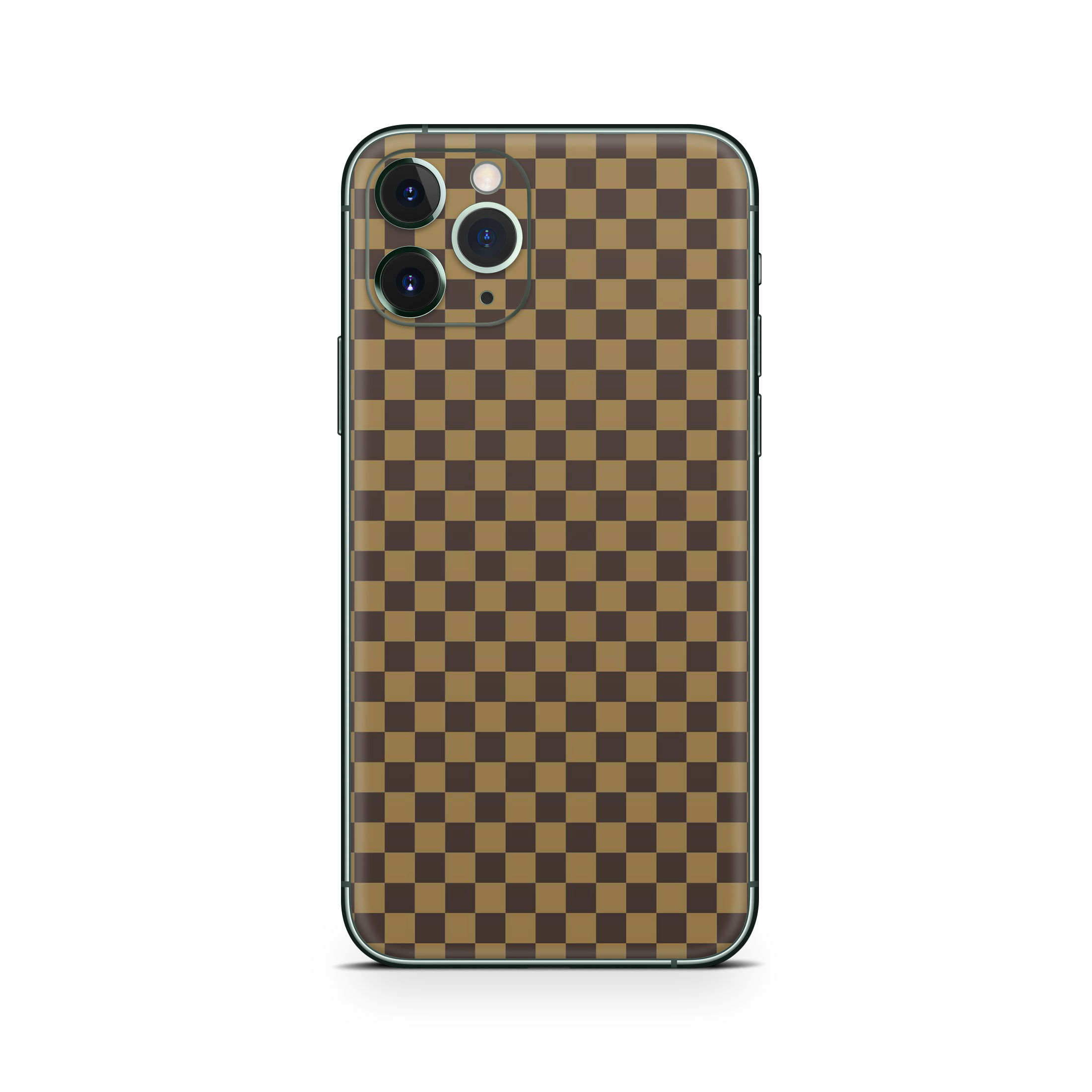 Apple iPhone Checkers brown Skin