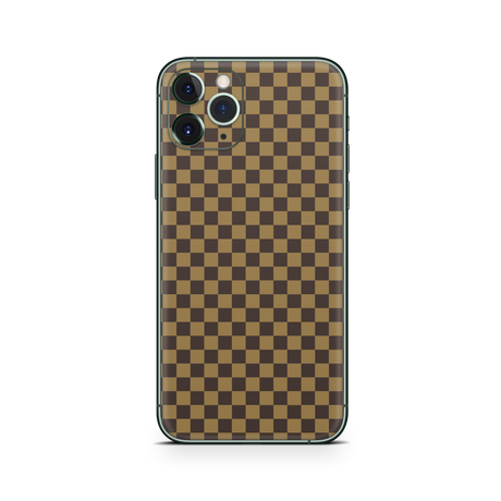 Apple iPhone Checkers brown Skin