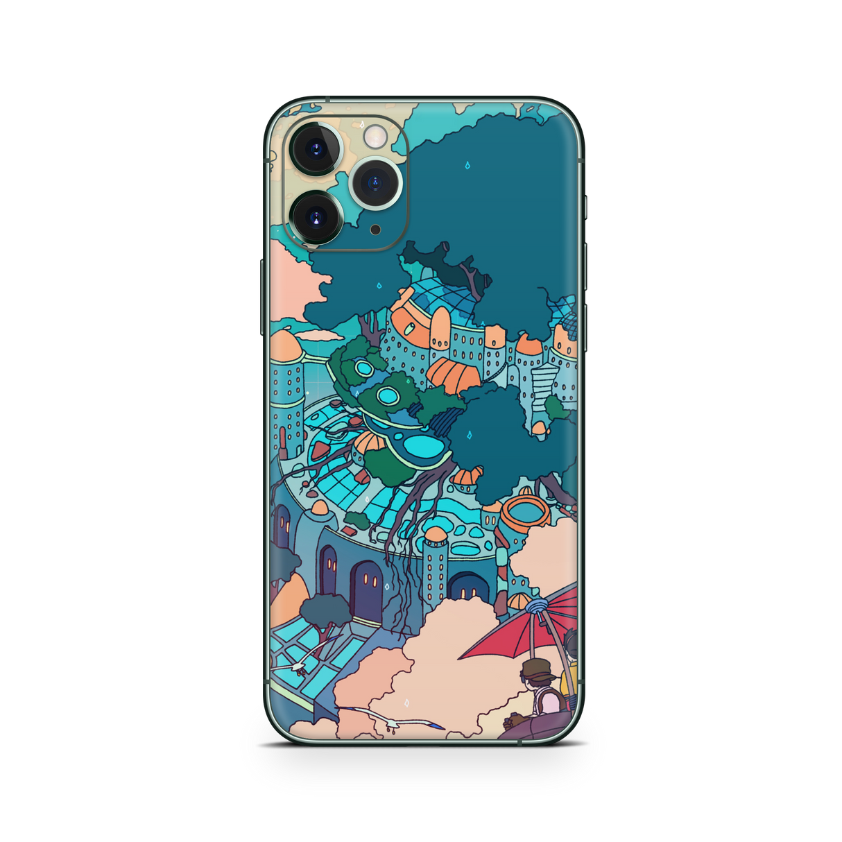 Apple iPhone Castle in the Sky Skin