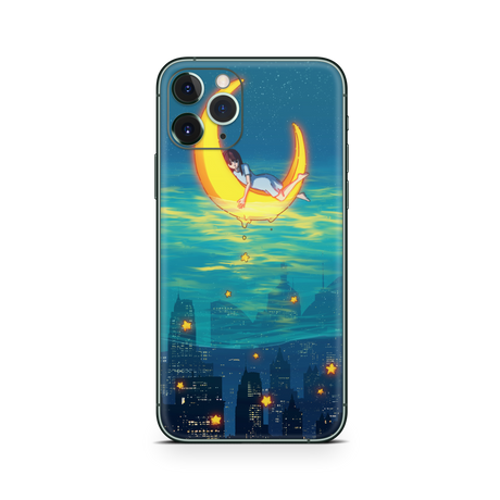 Apple iPhone Girl on the Moon Skin