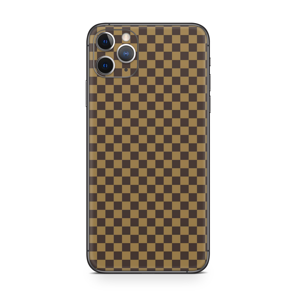 Apple iPhone Checkers brown Skin